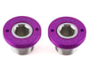 Image 1 for White Industries MR30 Crank Extractor Cap (Purple/Silver)